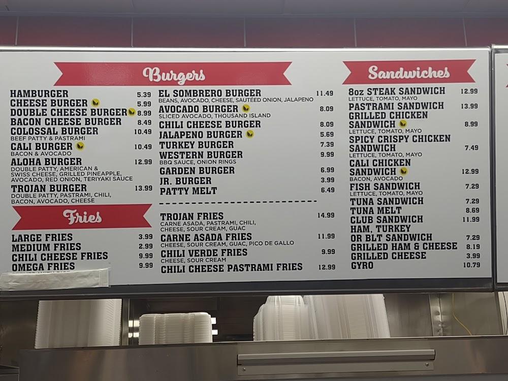 Troys Burgers La Habra Menu image 3